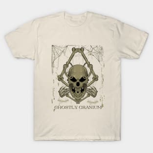 Ghostly Cranium on Men's T-shirt T-Shirt